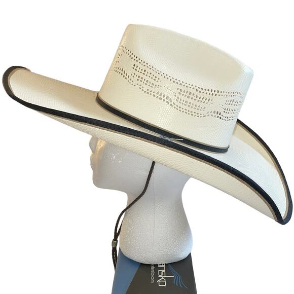 Alamo Hat with‎ Iron Weave - Hat Size 7 - Silver Slide & End Caps - Picture 3 of 14